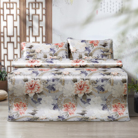 yicheng高端凉席冰丝席床笠款夏季轻奢床单防滑家用席子三件套可水洗