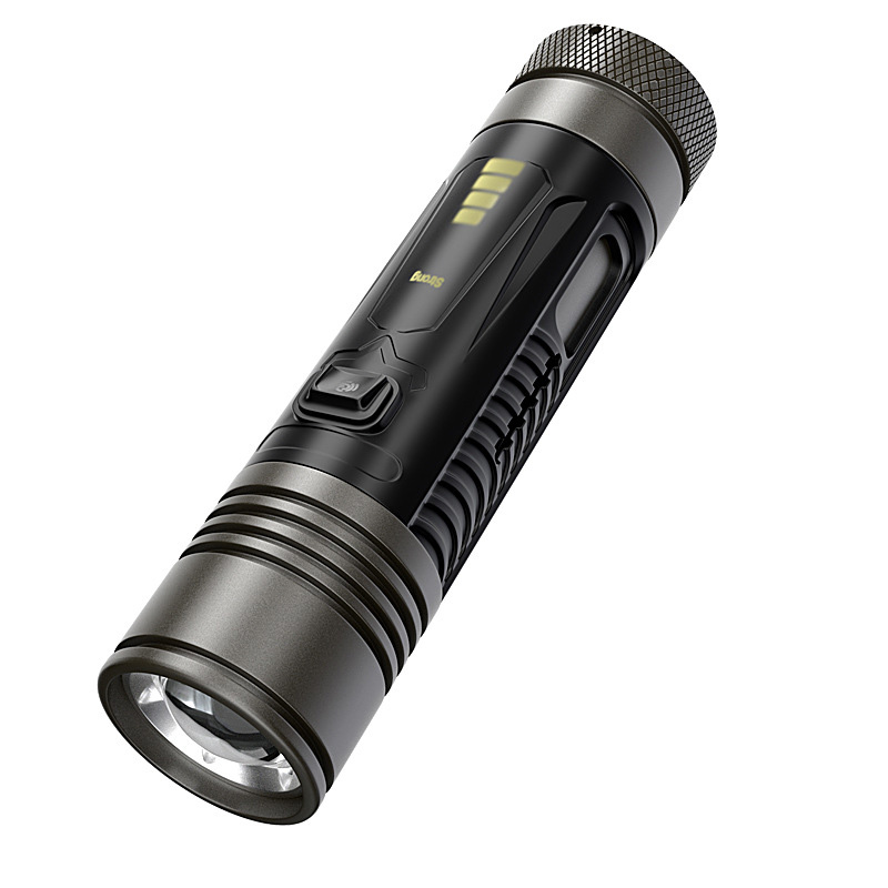 苏识 SS-106 3.7V 手电筒变焦LED白激光30W强光手电筒 (计价单位:个) 黑灰色高清大图
