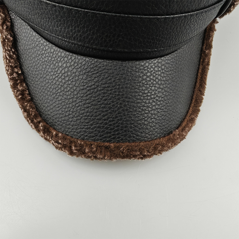 鸽护 雷锋帽 GH194QDK-毛边款[咖啡色] 顶高清大图