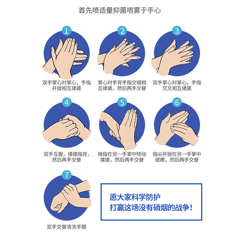 蜗蜗抑菌免洗凝胶洗手液 蜗蜗抑菌喷雾免洗酒精消毒 家用消毒喷雾150ml
