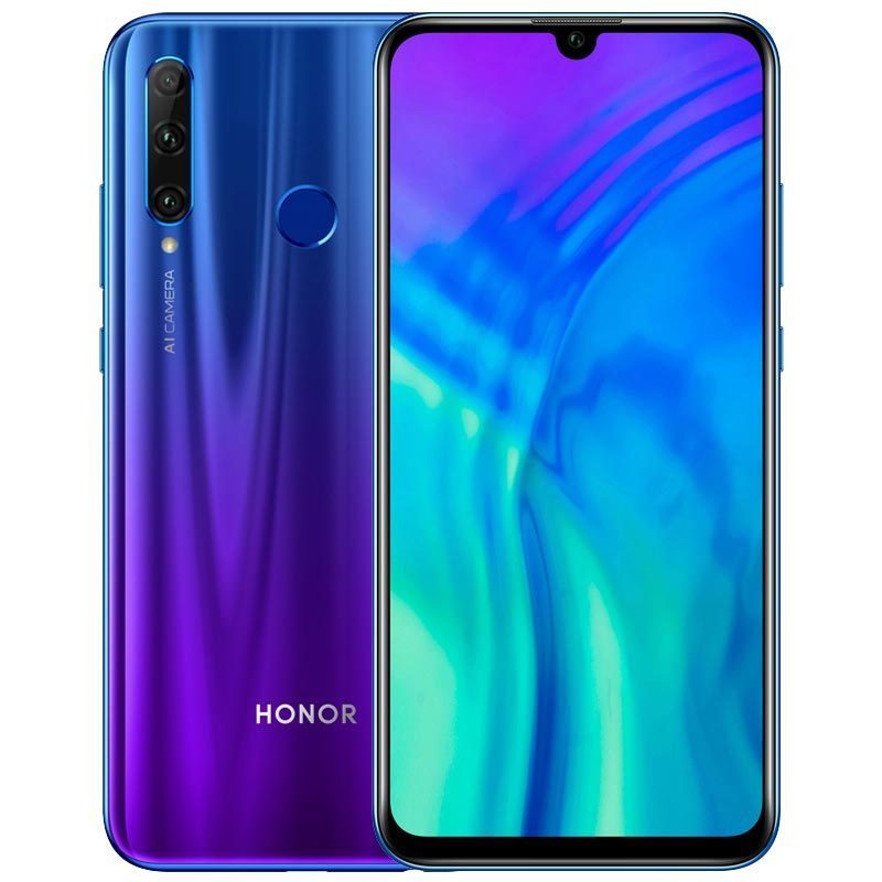 荣耀(honor)20i 6GB+256GB 渐变蓝 移动联通电信4G全网通 3200万AI自拍 超广角三摄 6.21英寸珍珠全面屏手机