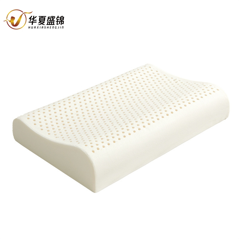 华夏盛锦天然乳胶枕成人护颈枕高枕HXSJ-R1045/个