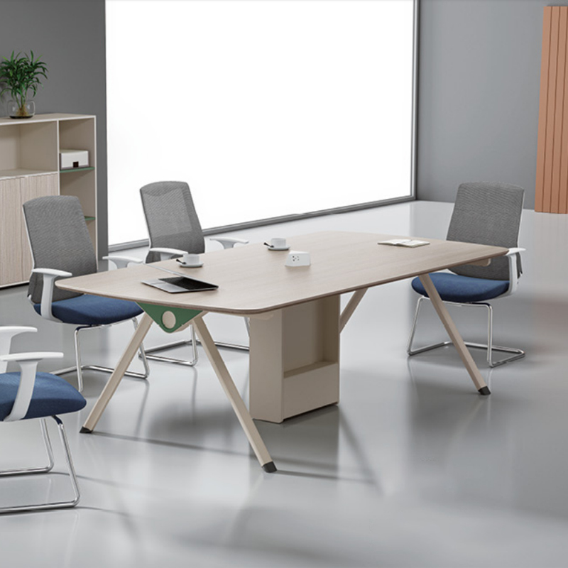 中豫鑫泽 ZYXZ5022404 小型会议桌现代简约员工培训桌高清大图