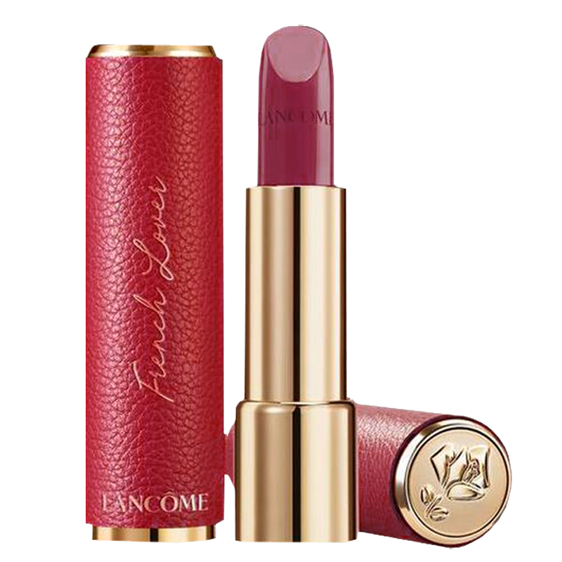 兰蔻(lancome)菁纯柔雾唇膏口红 2021浮雕限定 皮革限量口红888#小野