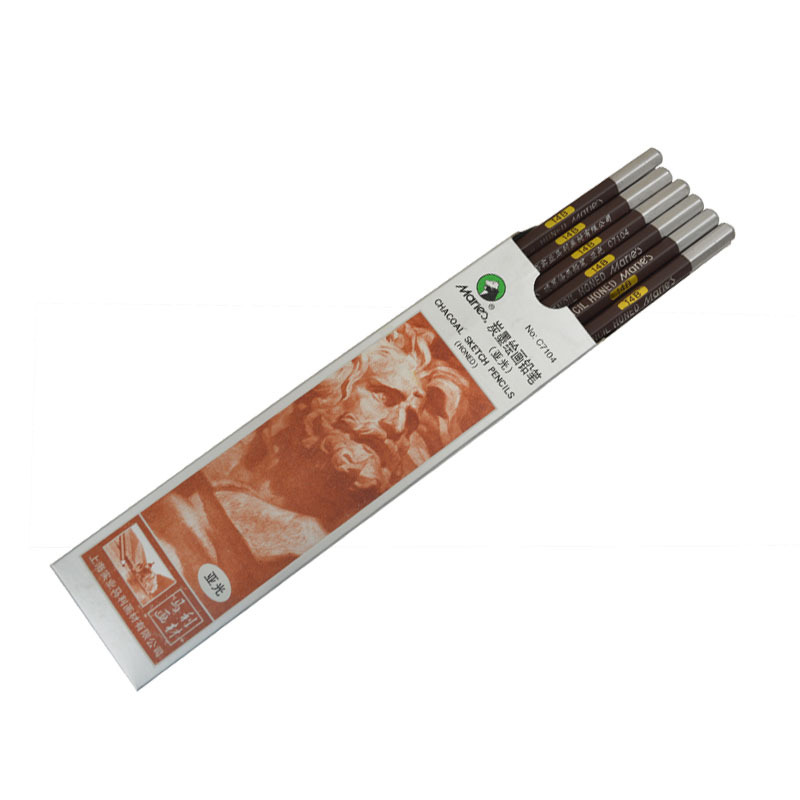 马利碳墨绘画铅笔14b亚光c7104素描12b特浓素描铅笔8b12支一盒