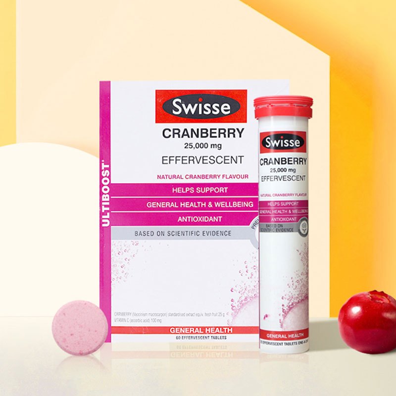 WQSC Swisse蔓越莓泡腾片(固体饮料)90g