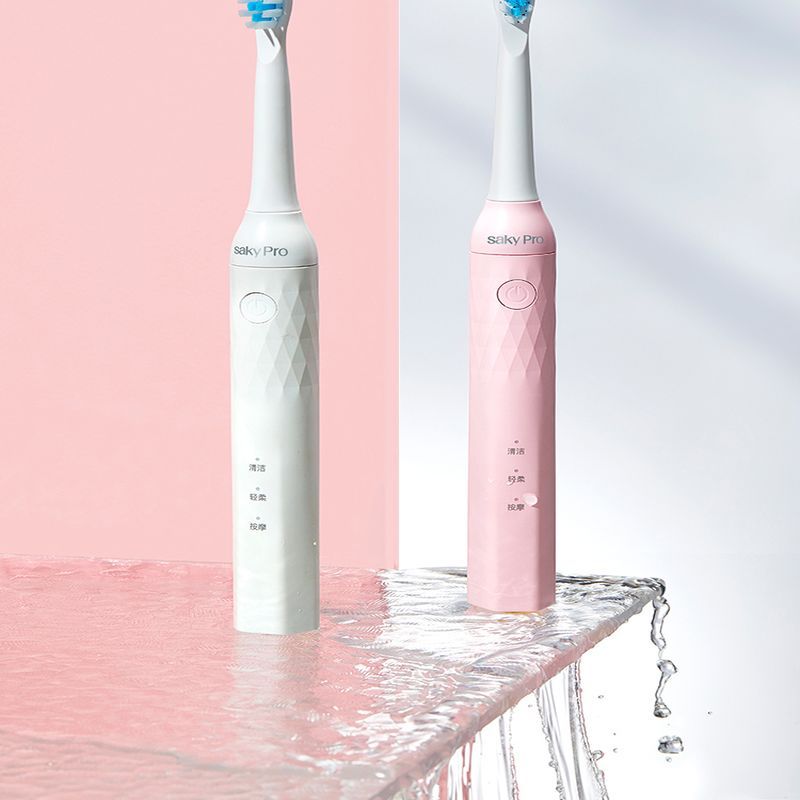 舒客(Saky) ZHS-N01 小芯机—声波电动牙刷 N1升级款 (白色) 1主机4刷头高清大图