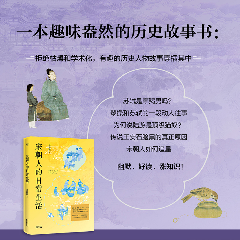 [正版]央视网宋朝人的日常生活 如果你是一个热爱生活的人 你应该了解宋朝人的日常生活 安意如作序 GM高清大图