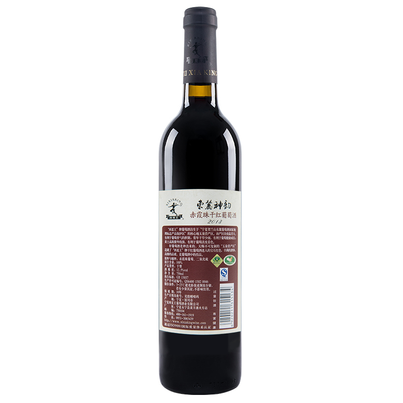 西夏王 东麓神韵赤霞珠干红葡萄酒 贺兰山东麓葡萄酒产区750ml