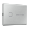 三星(SAMSUNG)T7 Touch 2TB移动硬盘usb3.2金属指纹加密手机电脑移动固态硬pssd 时尚银