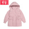 可莉允女童棉服2022新款冬季加厚儿童棉衣外套中大童女孩洋气抽绳棉袄潮