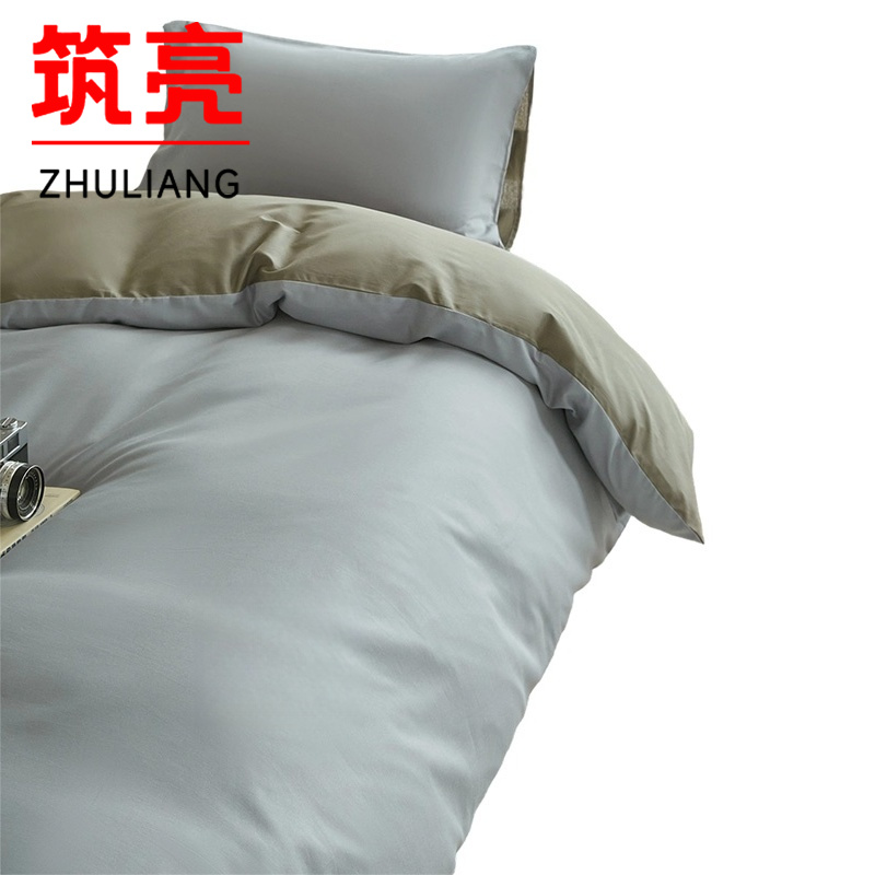 筑亮 纯棉三件套 C608 套高清大图