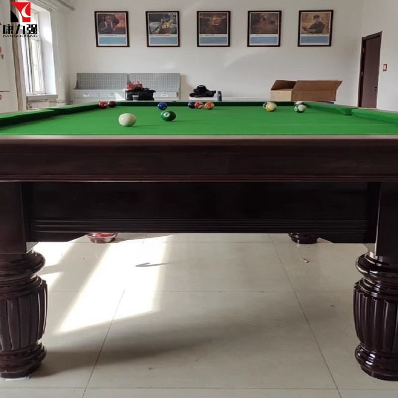 康力强S600标准美式台球桌 成人高配台球桌球厅家用可选（带集球器）高清大图