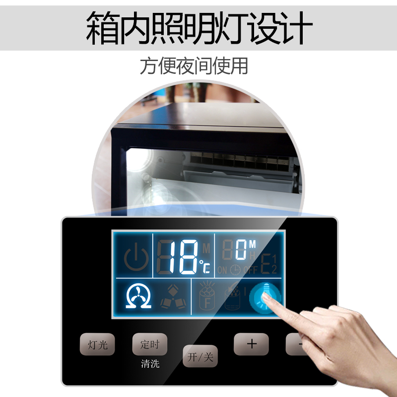沃拓莱(Watoor)40kg制冰机商用奶茶店全自动大型小型家用智能办公室食堂方冰块制作机 WZB-40F/A自动进水