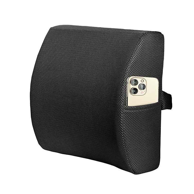 采馨 记忆棉腰靠 腰枕靠枕靠垫 31cm*33cm*12cm 只高清大图