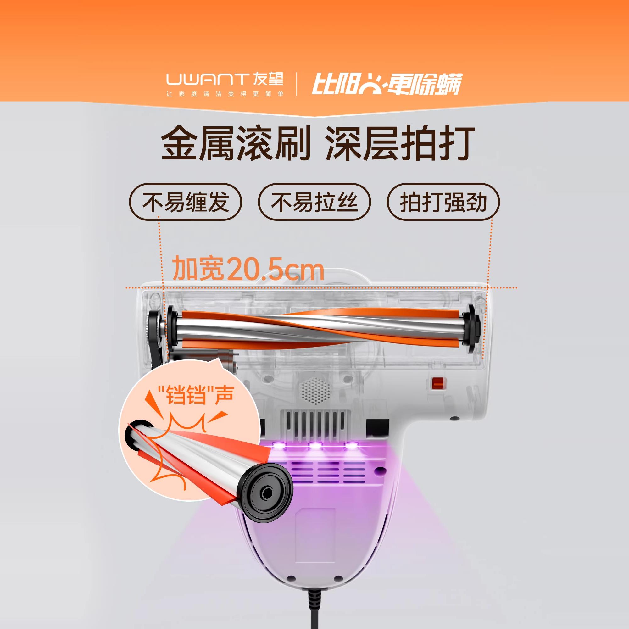 UWANT友望除螨仪神器床上家用吸尘器大白CM2306max高清大图