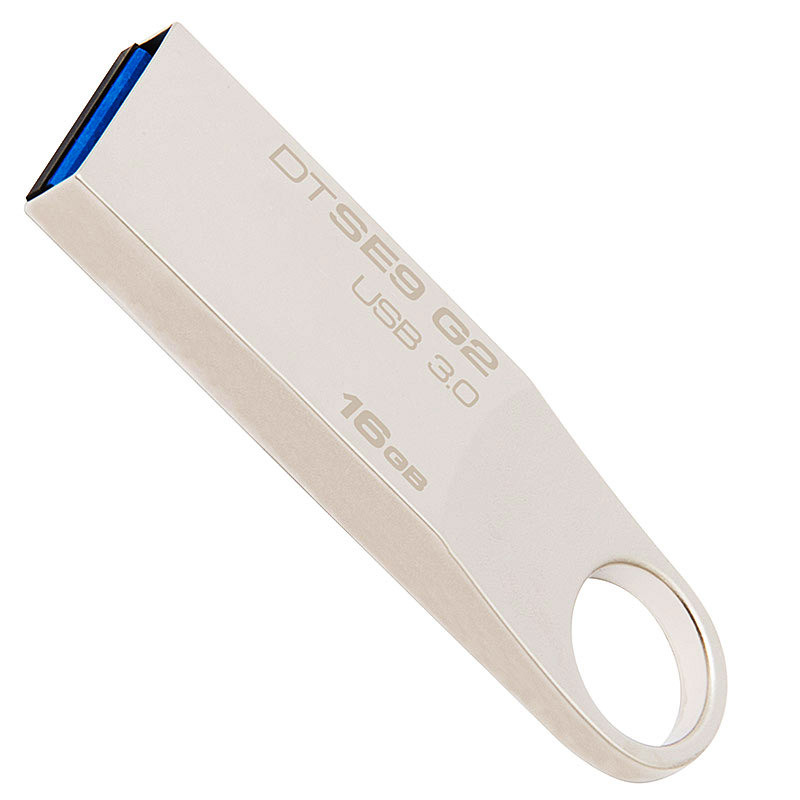 苏宁自营金士顿(Kingston)16GB U盘 USB3.0 DTSE9G2金属银色亮薄读速100MB/s高清大图