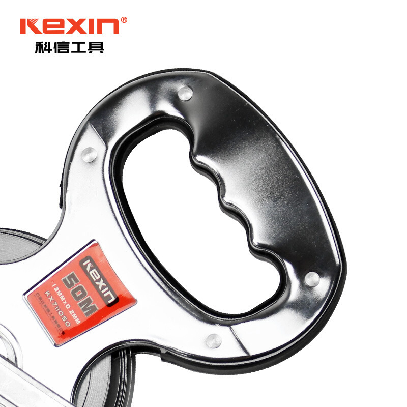 科信(kexin) 钢壳镀铬架式钢卷尺 架式测量工程尺手提尺插尺 50M KX711050 1把