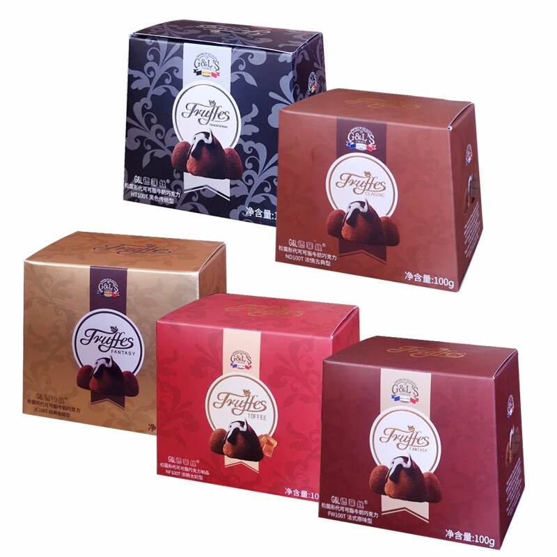 法国进口 Truffles 德菲丝 松露形代可可脂巧克力 浓情古典型 100g