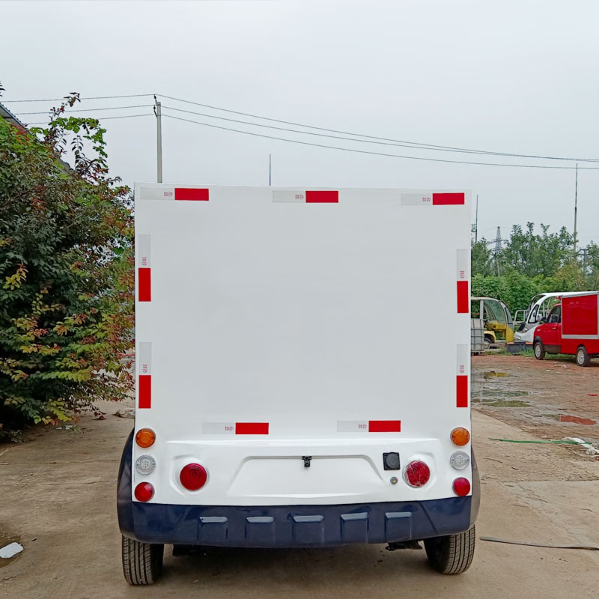 龙云天盾双排5座电动巡逻车四轮皮卡箱货车水电巡修送餐车校园治安巡查车 标 配