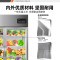 星星(XINGX)930升冷藏玻璃门冰箱商用大容量保鲜柜饭店餐饮麻辣烫蔬菜饮料水果展示柜BC-1000TA