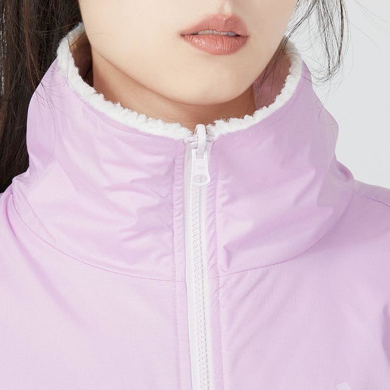 adidas/阿迪达斯外套运动休闲仿羊羔绒两面穿女装保暖HM7111 C图片