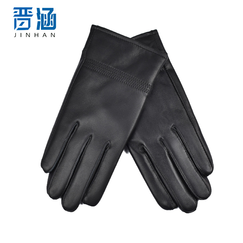 晋涵 防寒羊皮手套 均码/双高清大图