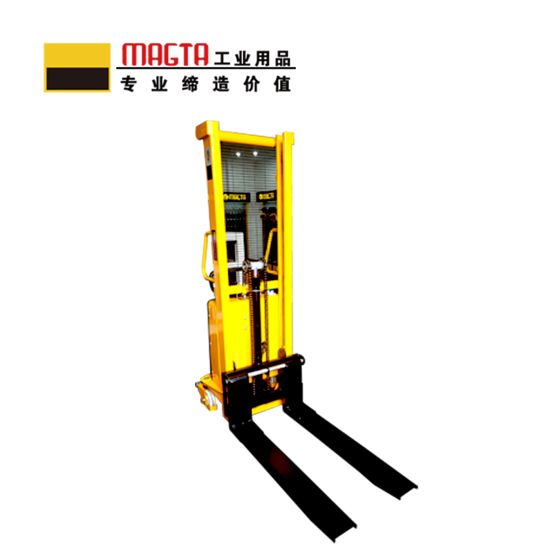 玛吉塔工(MRO MAGTA)半电动堆高车 半电动叉车 半电动堆垛车 托盘堆垛车35056 1000kg 2500mm高清大图