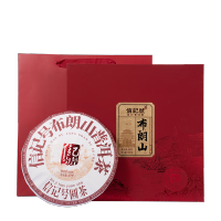 信记号布朗山普洱茶(熟茶)2019年原料357克*1饼/盒