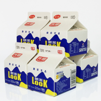 顺丰光明 酸奶look噜渴盒装200ml*低温冷藏运输原味红枣味酸牛奶饮品 原味458ml*10盒