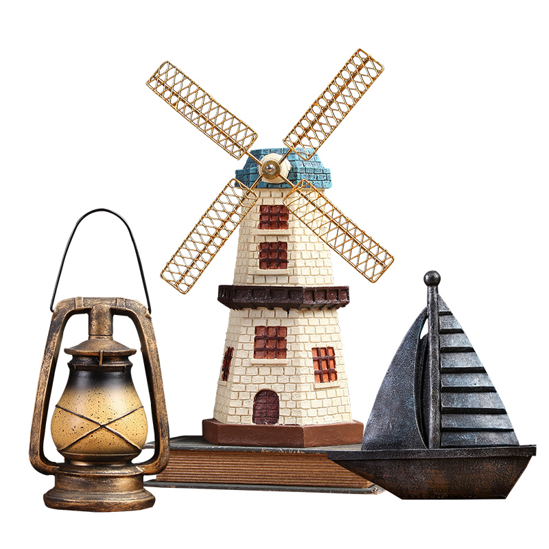 复古小摆件创意家居客厅欧式服装咖啡店店铺餐厅留声机