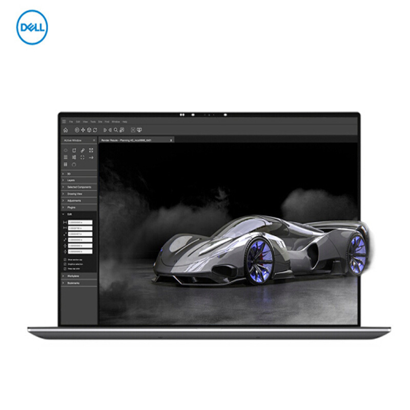 戴尔(DELL)5750移动图形工作站设计笔记本I7-10750H/32G/1T 2块/4K/R1 W10/指纹/雷电