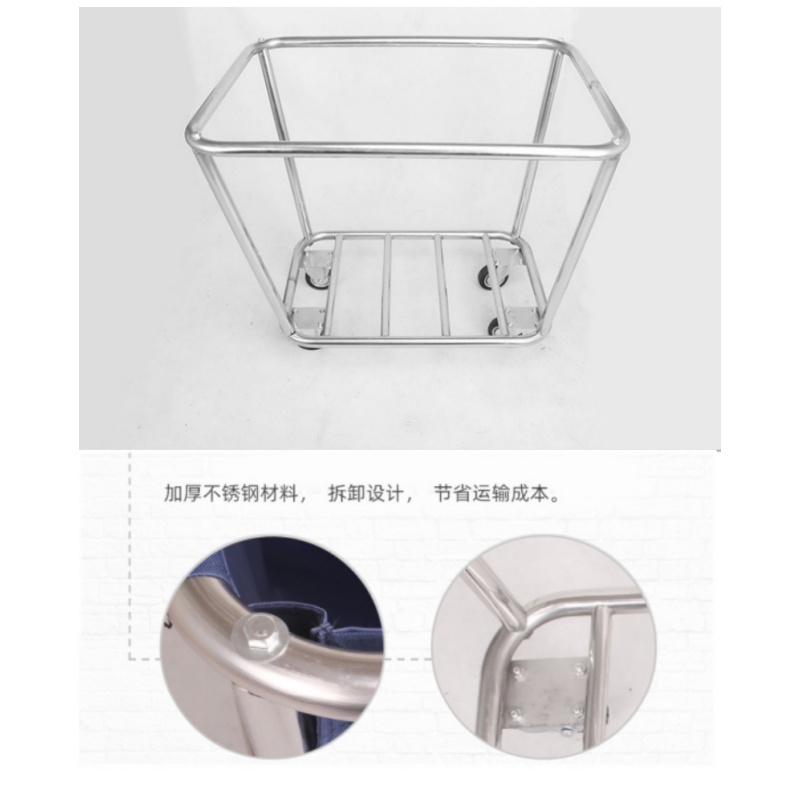 伊洛源 布草车不锈钢高清大图