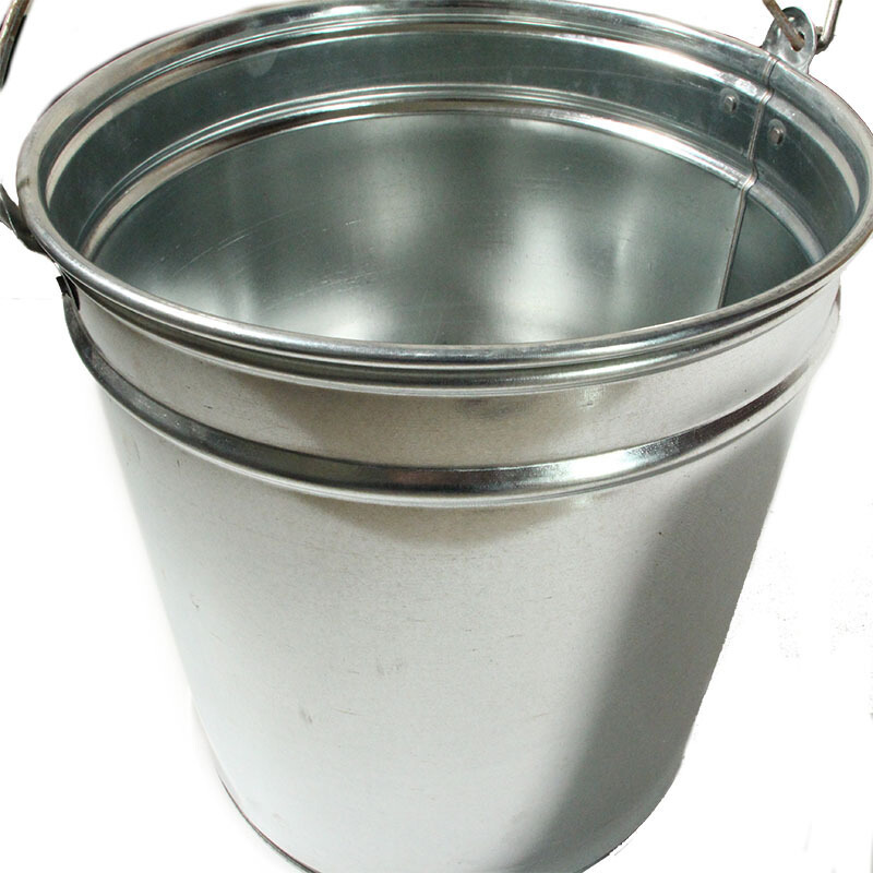 加厚白铁桶铁皮桶直桶 提水桶 16L(1个装)