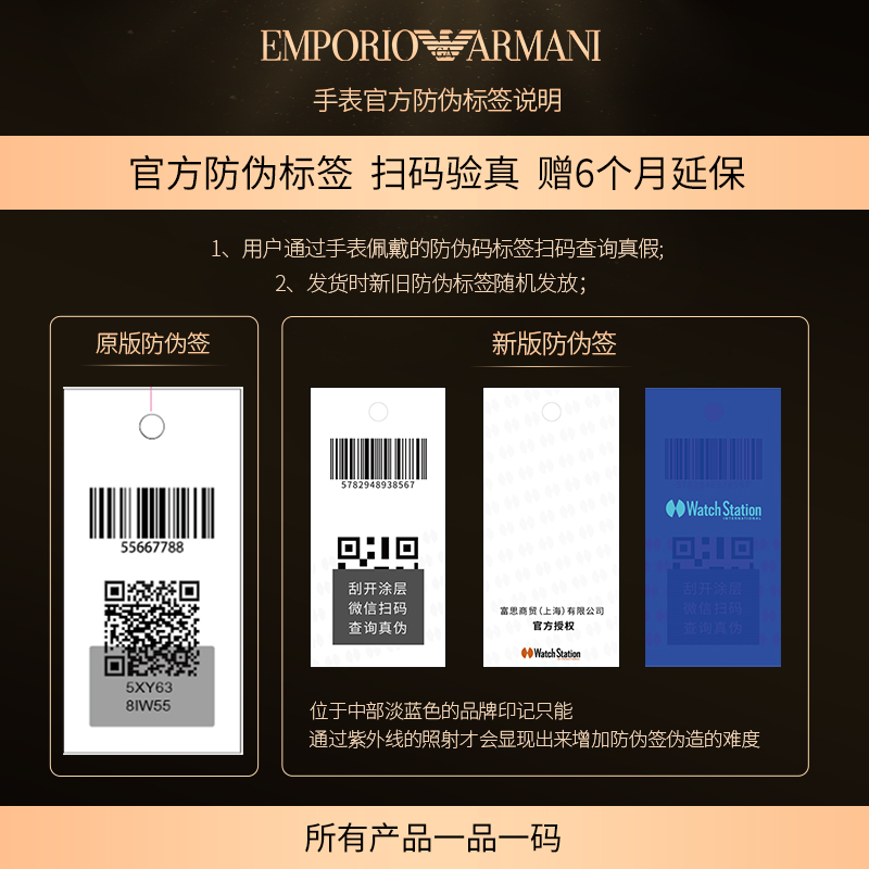 Armani阿玛尼手表 星环手表女复古祖母绿小圆盘 生日礼物 送女友AR11419高清大图