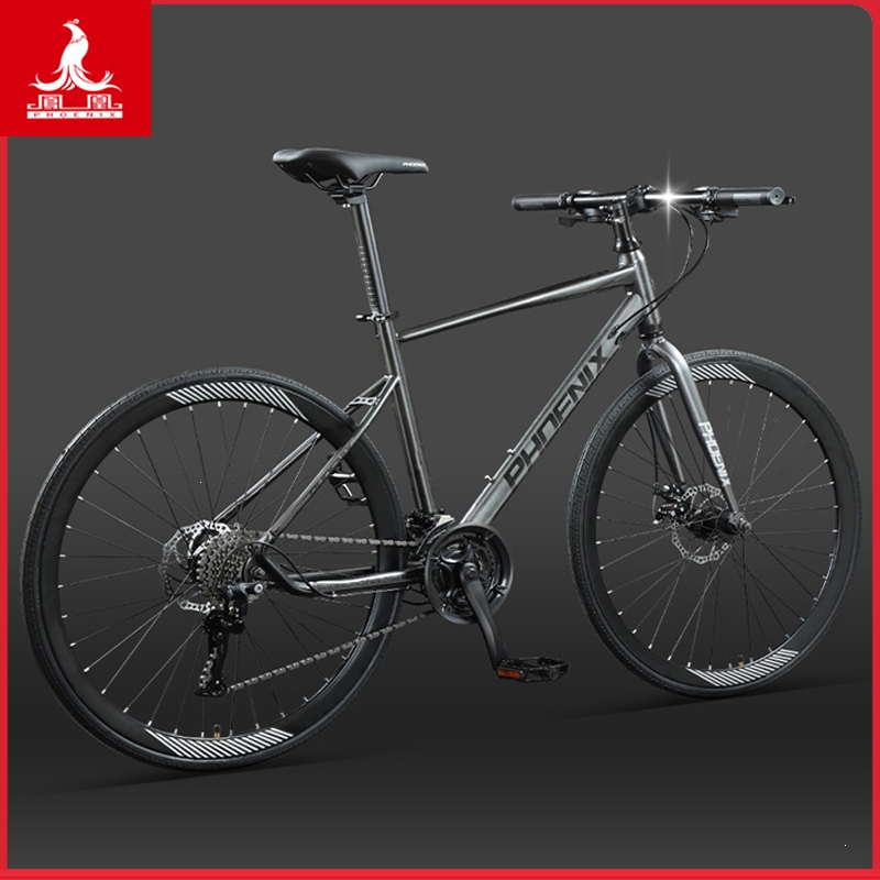 凤凰(phoentx)公路车自行车男女款式大成人青少年学生快竞变速赛车