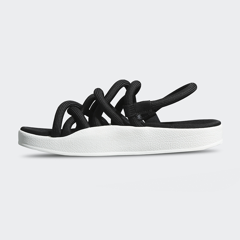 Adidas阿迪达斯三叶草ADILETTE NODA女子绑带运动凉鞋拖鞋FZ6438