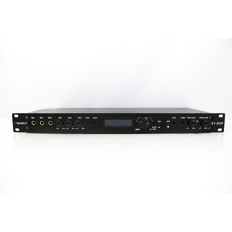 山水(SANSUI)SP5-08 家庭音箱套装卡拉OK音响 专业功放无损音乐功率放大器(8寸音箱)