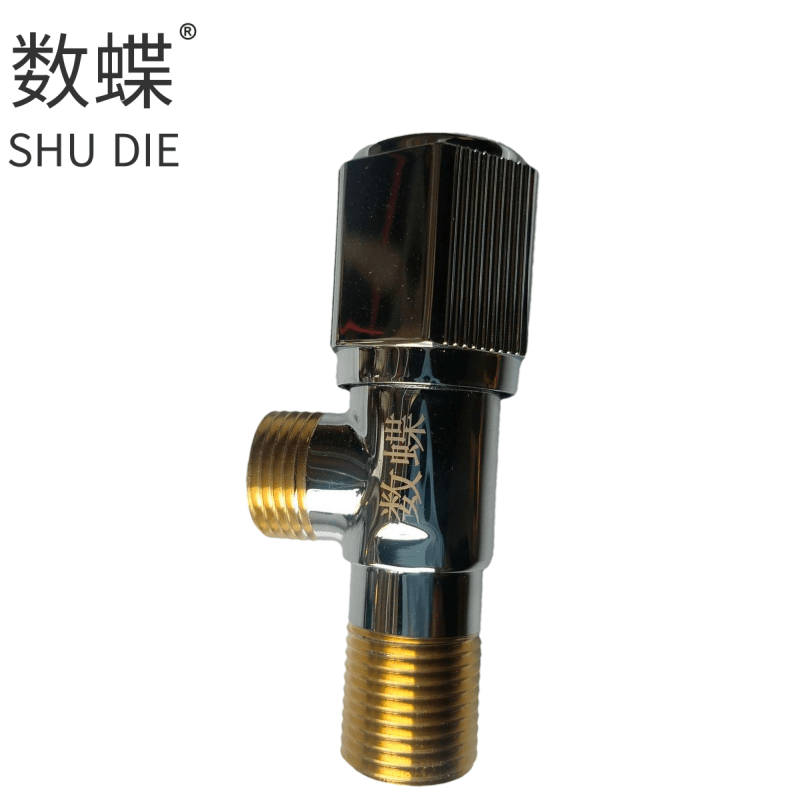 数蝶全铜三角阀4分个高清大图