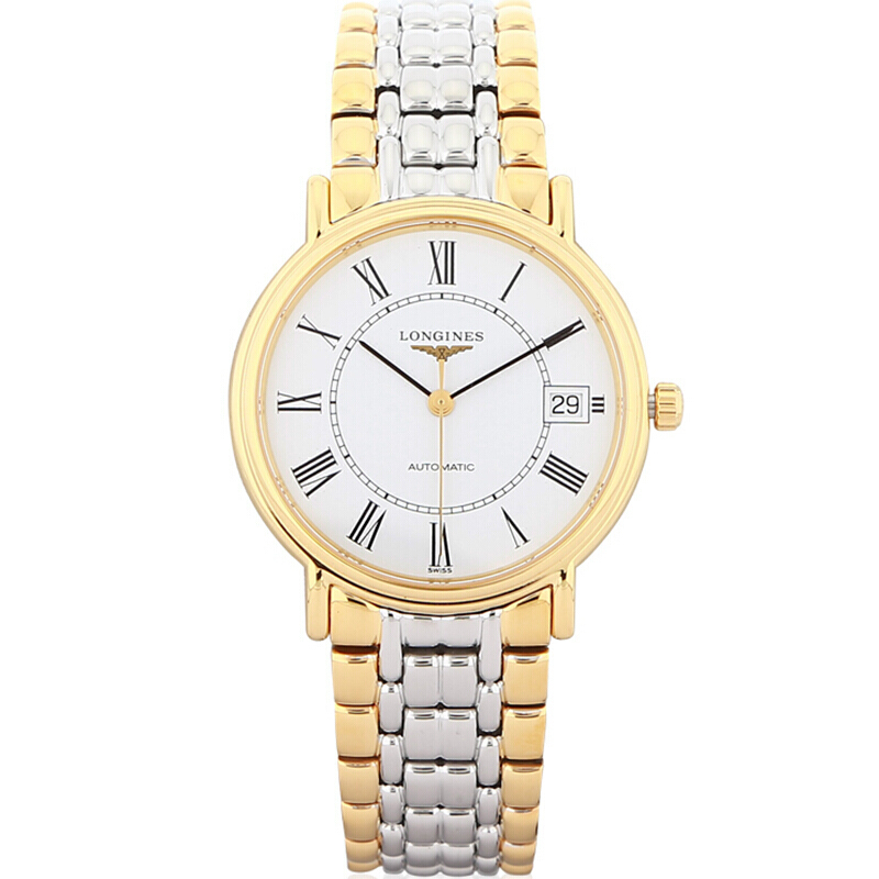 浪琴longines瑞士手表瑰丽系列自动机械不锈钢带商务时尚男士腕表l