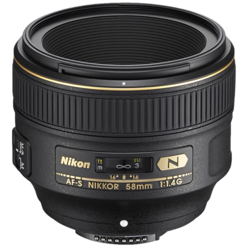Nikon/尼康 AF-S 尼克尔58mm f/1.4G定焦镜头 全画幅大光圈人像定焦镜头单反相机镜头58/1.4g高清大图