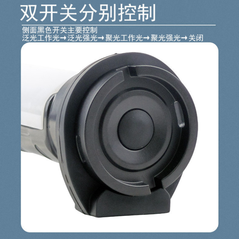 RDZM 防爆工作棒管灯 RD6601 LED强光手电筒 磁吸红蓝警示灯 台高清大图