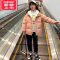 可莉允女童棉衣2022新款冬季加厚外套洋气女孩短款棉袄冬装儿童羽绒棉服