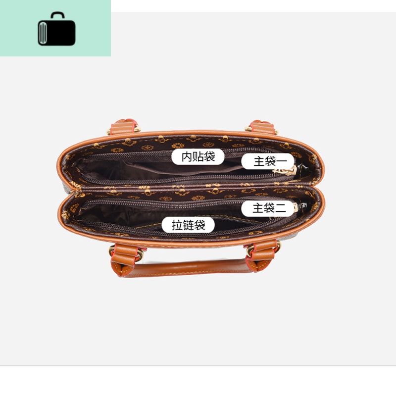 手拎包女2020新款时尚中年妈妈包软皮女包婆婆奶奶买菜手提小包包NEWLAKE高清大图