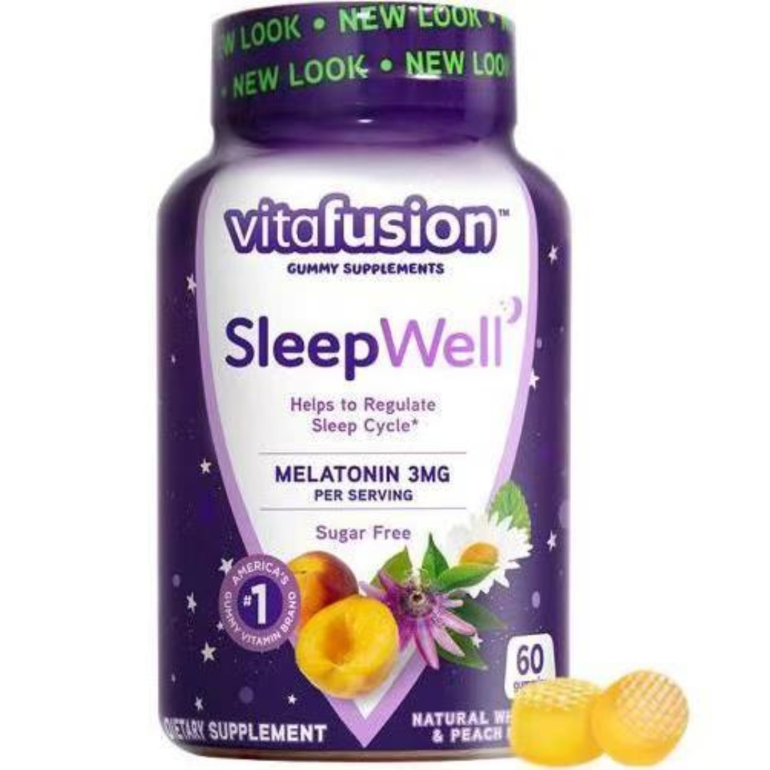 美国Vitafusion褪黑素睡眠软糖60粒新版高清大图