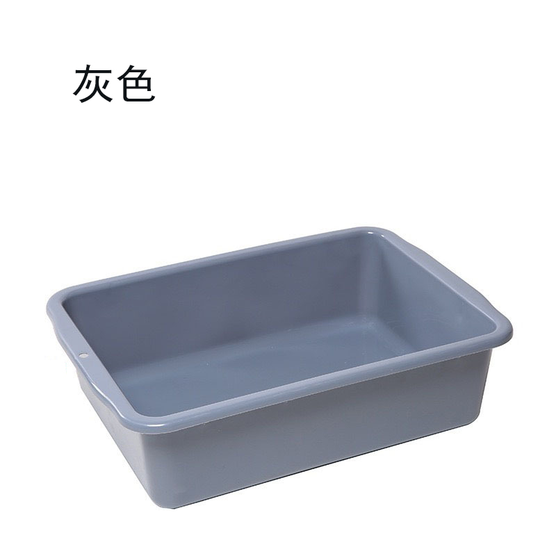 铁迅收纳盒长方形盆LX45 个 灰色 53*43*18