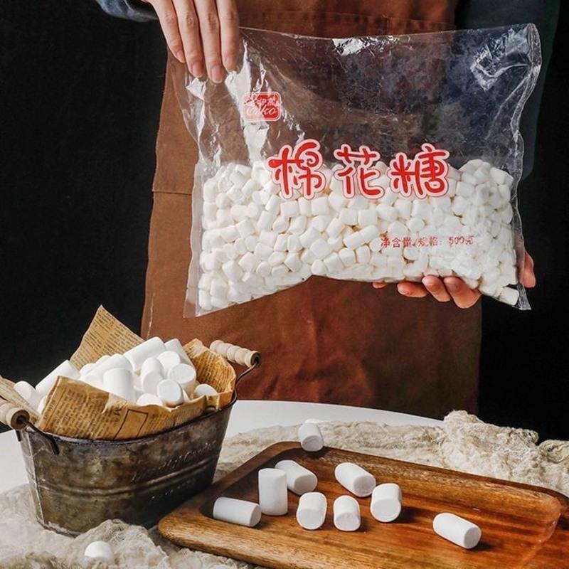 伊高棉花糖牛扎糖奶枣材料批发烘焙展艺低糖日式棉花糖雪花酥原料 小葫芦饼干170g*3袋