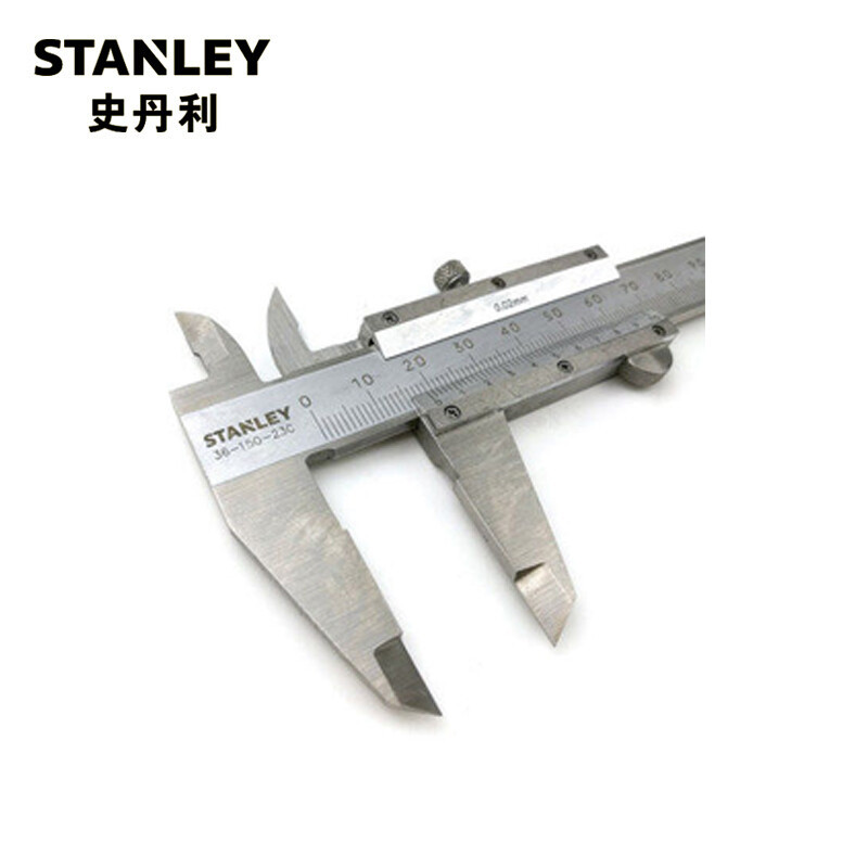 史丹利(STANLEY)36-200-23C 游标卡尺带深度 不锈机械 数字测量