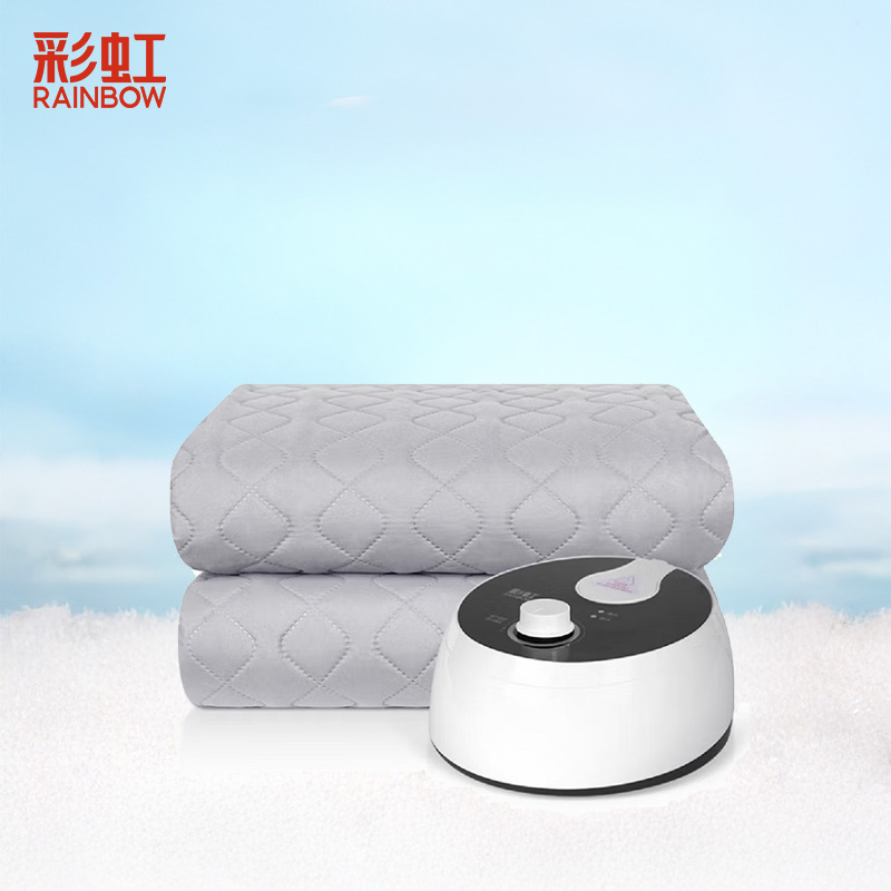 彩虹 驱潮保暖磨毛面料双人恒温水暖毯 1.8*1.5米 C190高清大图