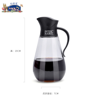 比得兔(Peter Rabbit)PR-T678-2瓶/罐 玻璃油壶防漏大号家用酱油罐瓶调料瓶醋壶厨房用品550ml 红